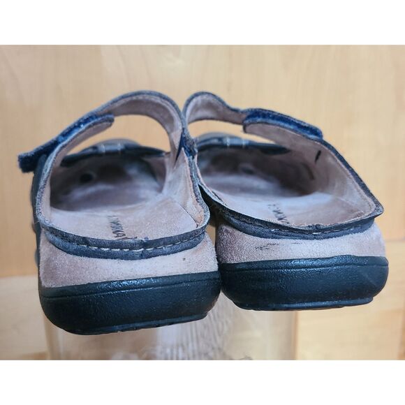 Romika EU 39 Slip On Closed Toe Comfort Sandals Leather Gray Walking Shoes - Picture 4 of 8